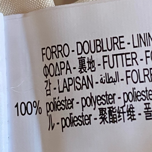 NWOT Zara Ecru Faux Shearling Collared Jacket. Size S. - Picture 11 of 12